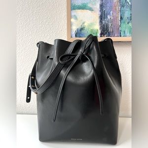 Mansur Gavriel Black Bucket Bag